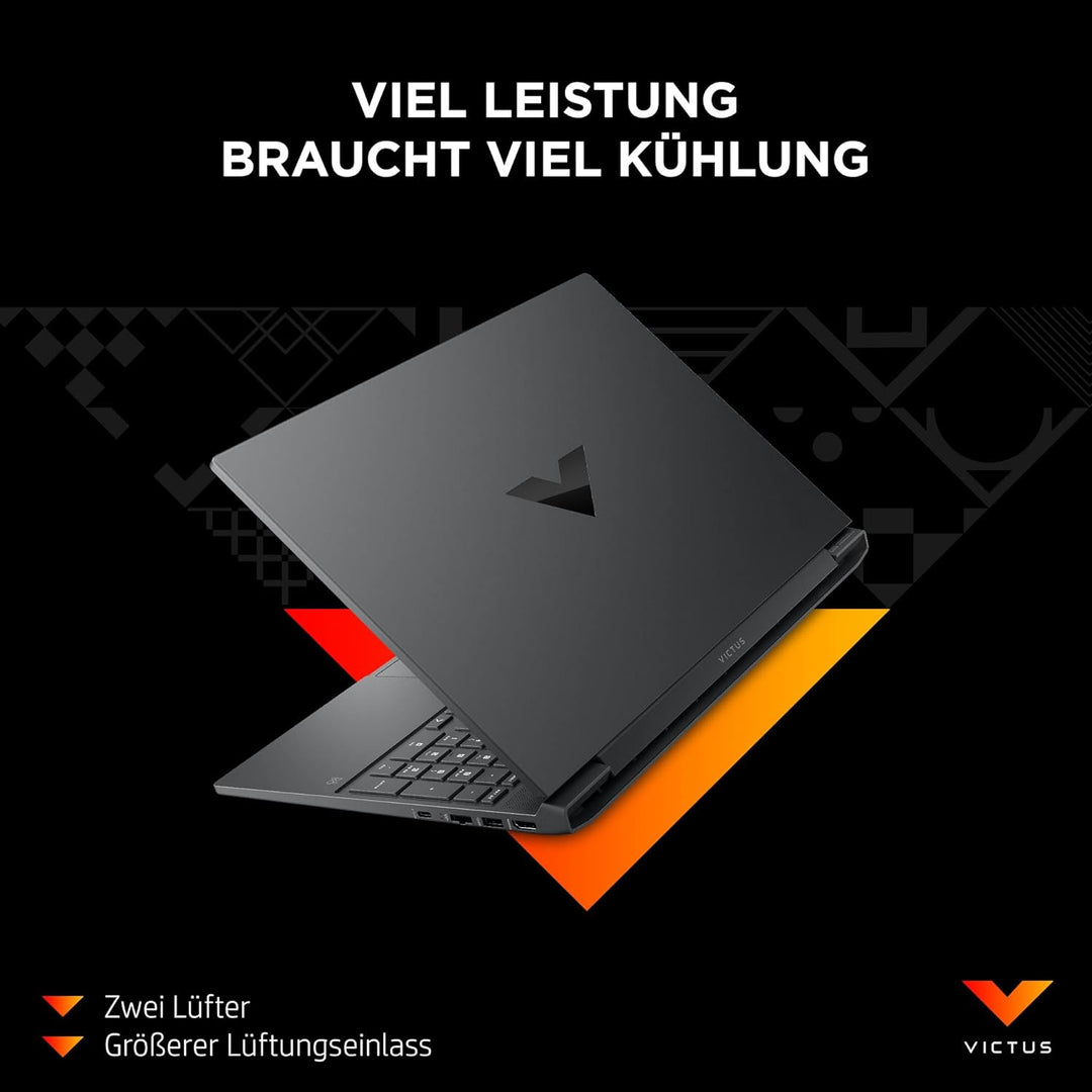 HP Victus Gaming Laptop, 15.6 Zoll FHD Display 144Hz, Intel Core i5-13420H, 16 GB DDR4 RAM, 512 SSD,