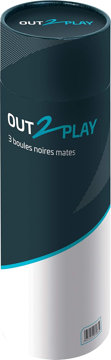 WDK Partner 3 Petanque-Kugeln, matt, gestreift, 720 g