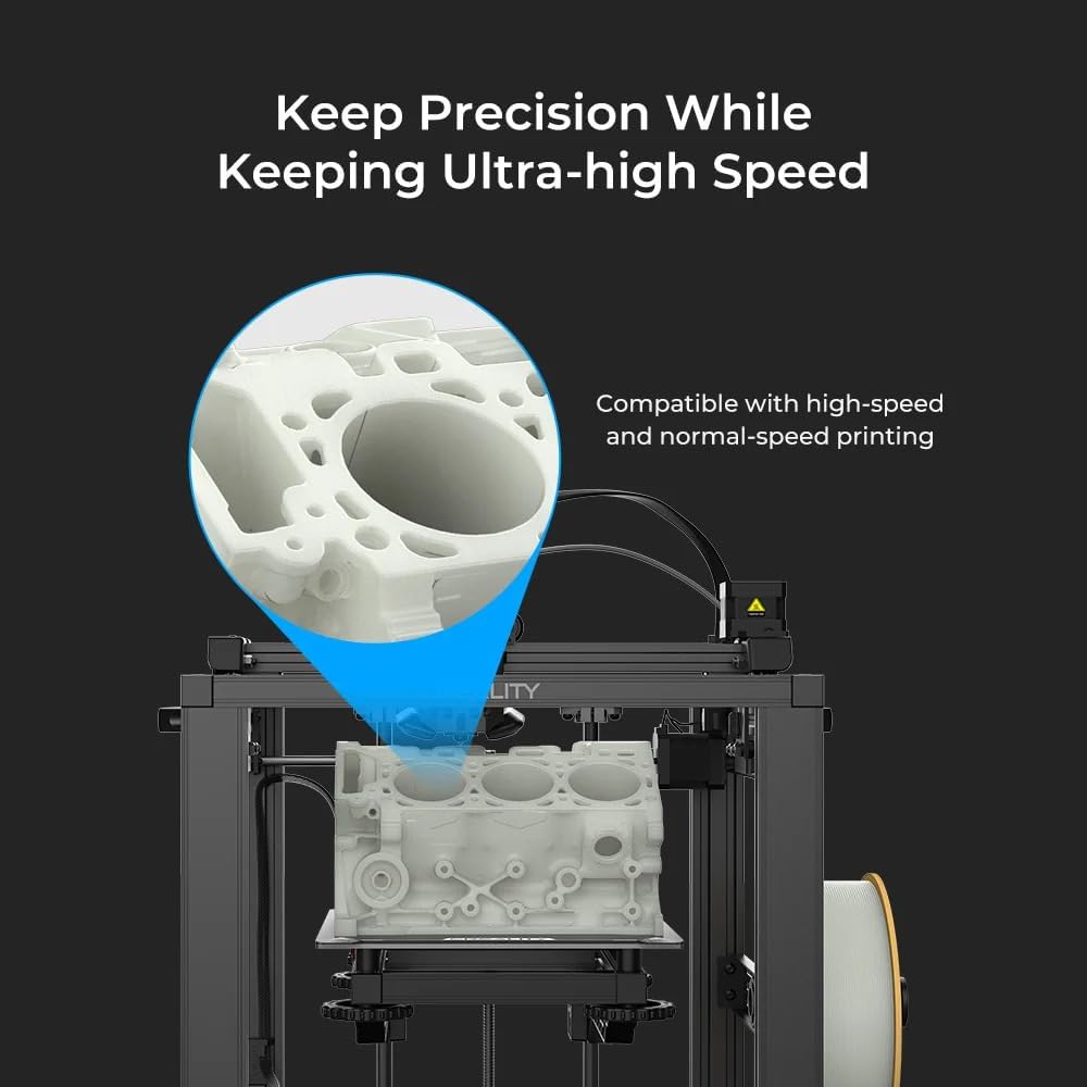 Creality Hyper PLA Blau Filament für 3D Drucker, 1,75mm 3D Druck Filament, Massgenauigkeit +/- 0,03