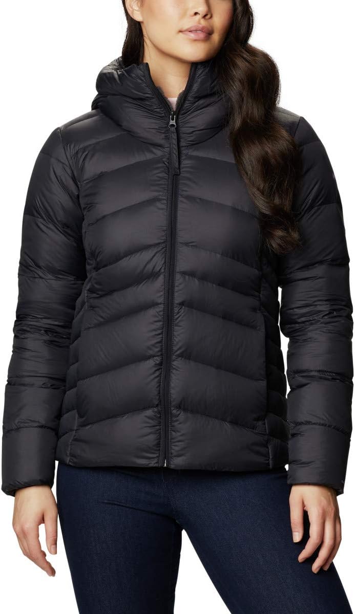 Columbia Damen Autumn Park Down Hooded Jacket Daunen 1X Schwarz, 1X Schwarz