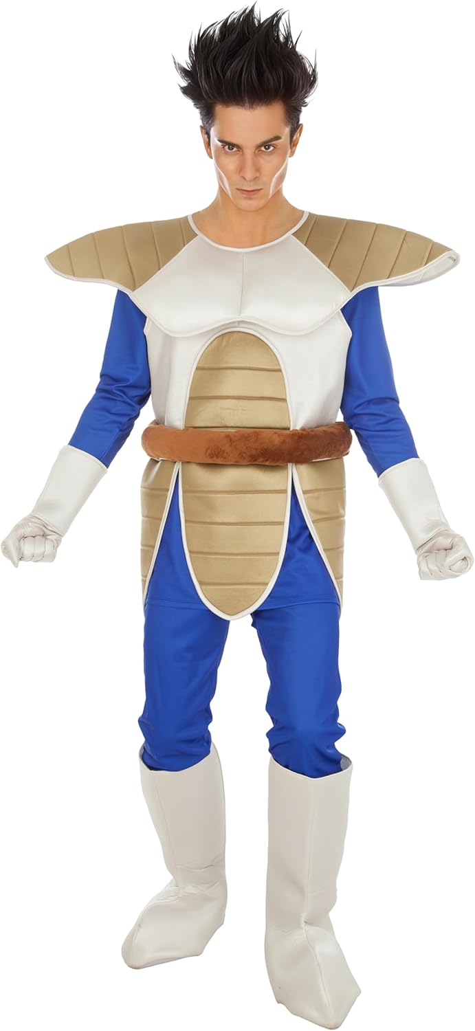 Generique - Dragon Ball Vegeta-Herrenkostüm Lizenz-Verkleidung bunt - S, S