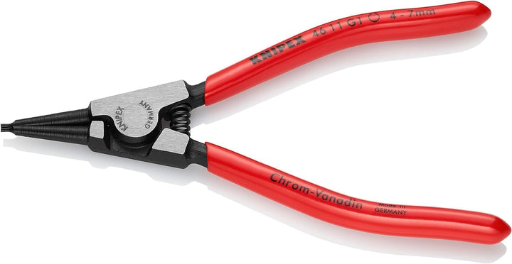 Knipex Sicherungsringzange für Greifringe auf Wellen schwarz atramentiert, mit Kunststoff überzogen