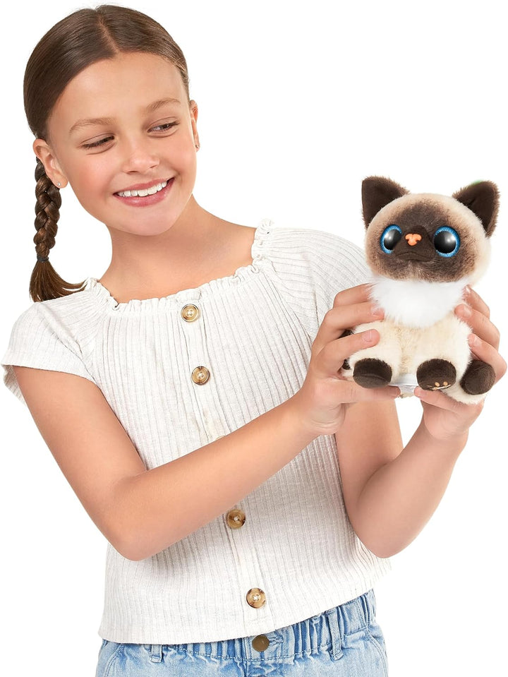 Pets Alive Smitten Kittens Surprise, Ginger, Nurture Play, Kuscheltier zum Auspacken, Interaktiv, 10