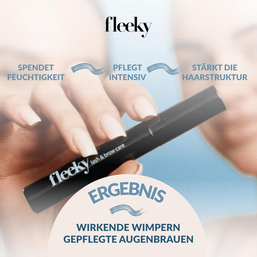 Fleeky Lash & Brow Care – Wimpernserum ohne Hormone für Wimpern & Augenbrauen – pflegendes Lash Seru