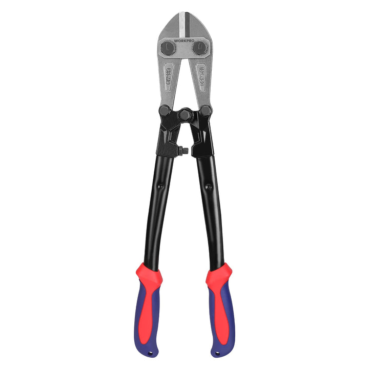 WORKPRO Bolzenschneider, Bi-Material-Griff mit weichem Gummigriff, 45,7 cm, Chrom-Molybdän-Stahlklin