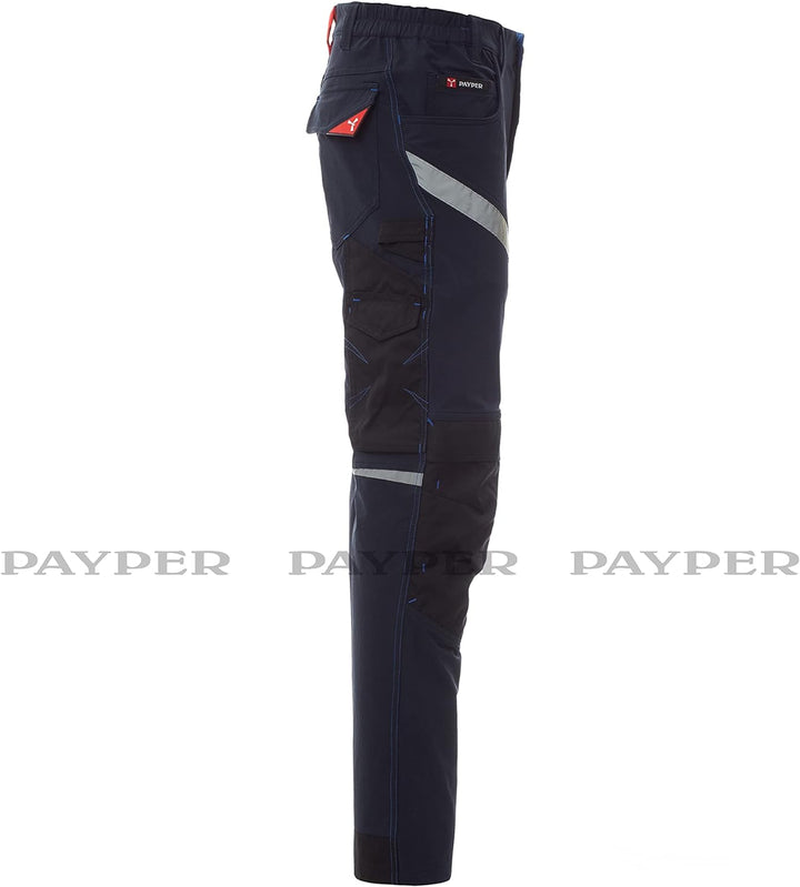 PAYPER NEXT4W Arbeitshose 4-Way-Stretch Unisex-Hose Hightech-Nylon mit 90% Polyamid und 10% Elasthan