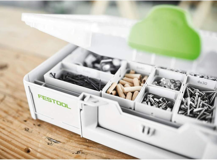 Festool Systainer³ Organizer SYS3 ORG L 89 mit 10 Einsatzboxen