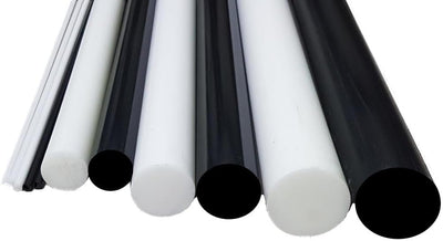 POM Rundstab Rundmaterial Kunststoff ⌀ 40mm L= 500-1500mm natur/weiss (1000 mm) Polyoxymethylen ⌀ 40