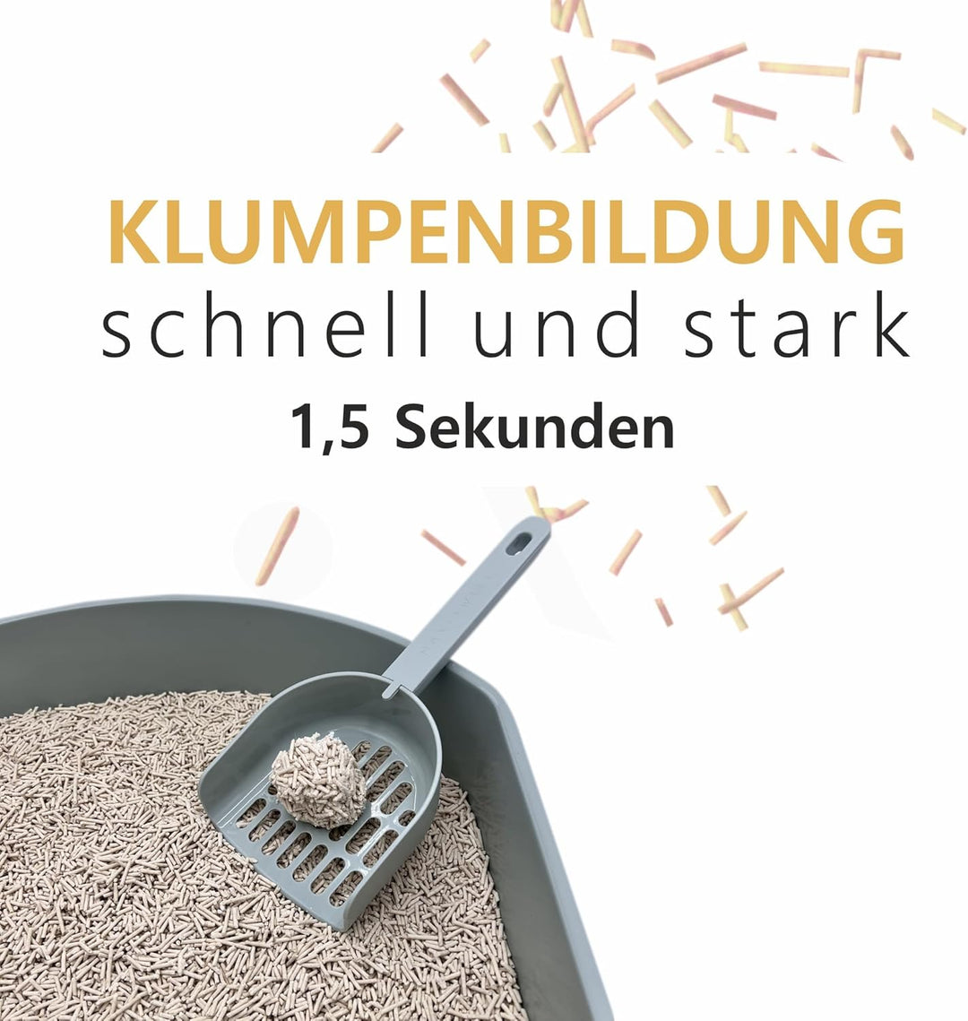 Tofu Katzenstreu (18 l/7,5 kg), natürlich und biologisch abbaubar, sofortige Bindemittel, staubarm,