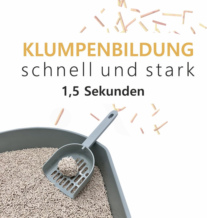 Tofu Katzenstreu (18 l/7,5 kg), natürlich und biologisch abbaubar, sofortige Bindemittel, staubarm,