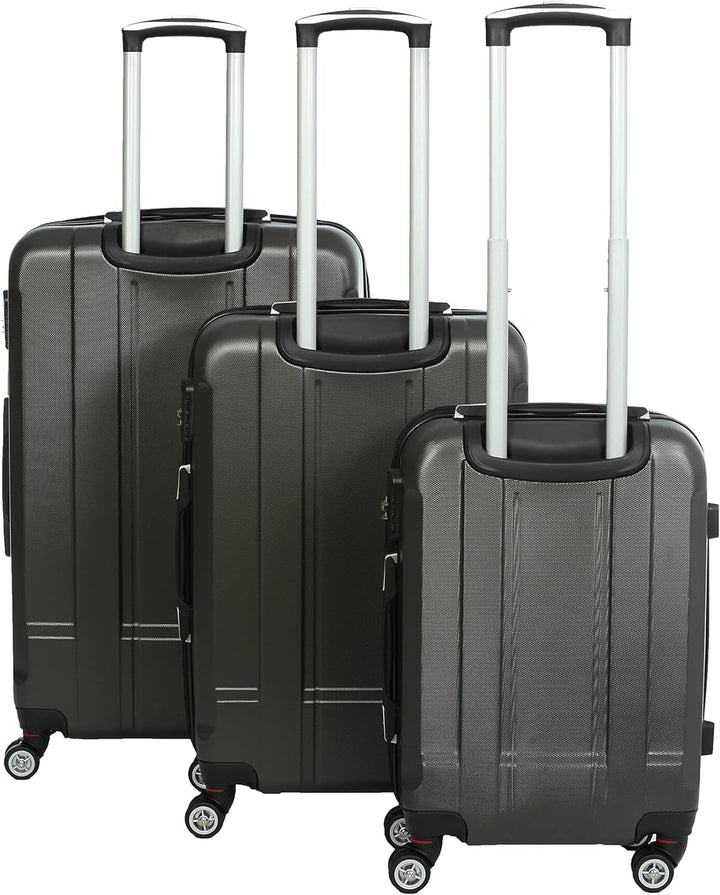 INVIDA Glüückskind Luxus Koffer Trolley Kofferset aus ABS in 6 Farben und Einzel oder im Set Frei Wä