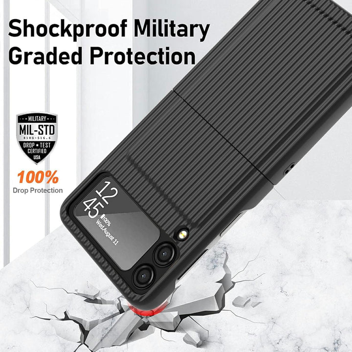 COQUE Galaxy Z Flip 3 5G Hülle,Ultradünne All-Inclusive Handyhülle mit Klappbildschirm,Faltbare Hand