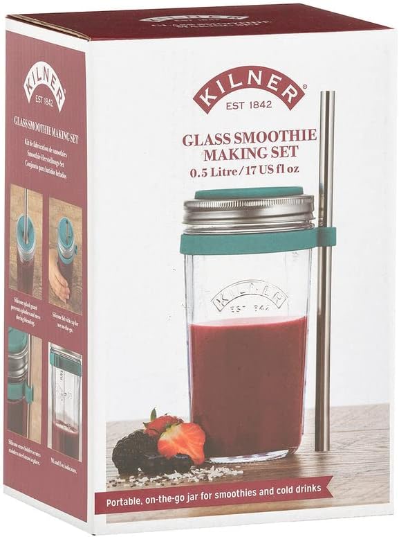 Kilner 0025.036 | Smoothie Herstellungsset, 500 ml