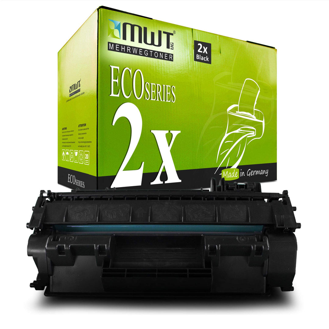 2X Kraft Office Supplies Toner kompatibel für Canon I-Sensys LBP 3200 3240 ersetzt 8489A002 EP27 2x