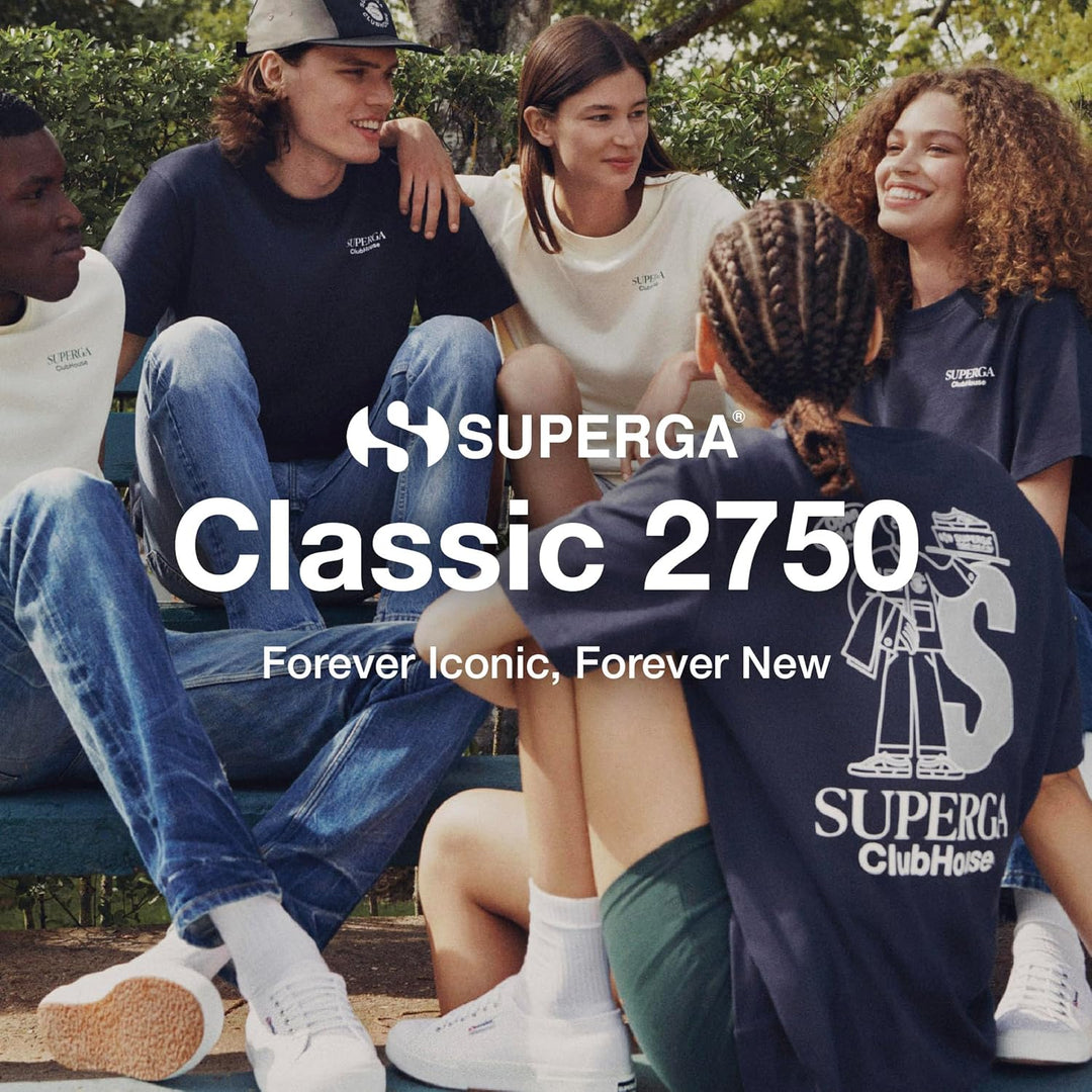 Superga 2750 Linu, Damen Schnürsneaker 39 EU Rot Red White, 39 EU Rot Red White