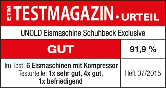 UNOLD Eismaschine Schuhbeck exklusiv, mit Kompressor, 1,5 Liter Eiscreme, 48818