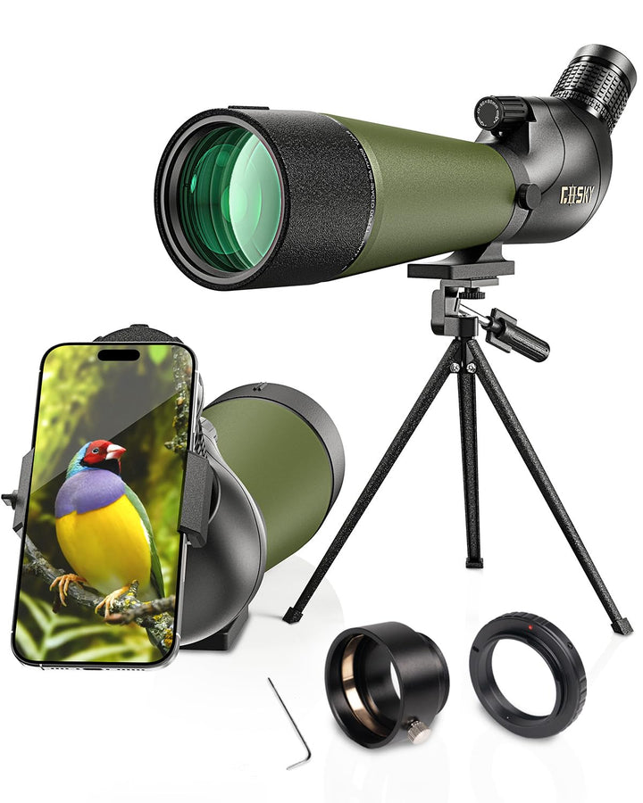 Gosky Aktualisiertes neuestes Spektiv - BAK4 Abgewinkeltes Spektiv für das Schiessen von Zielen Jagd