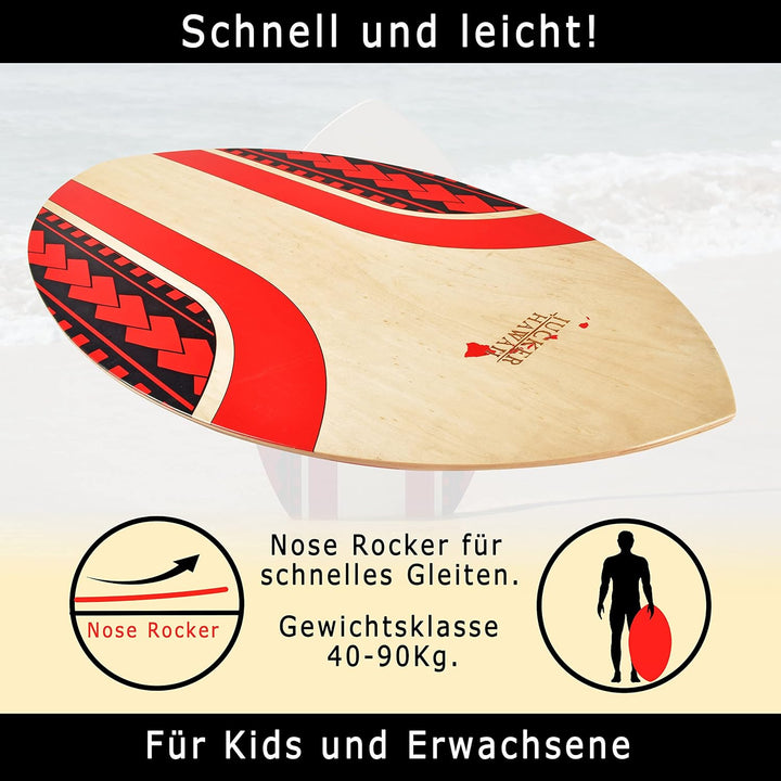 JUCKER HAWAII Skimboards PUNA, ULUA und KEIKI, PUNA