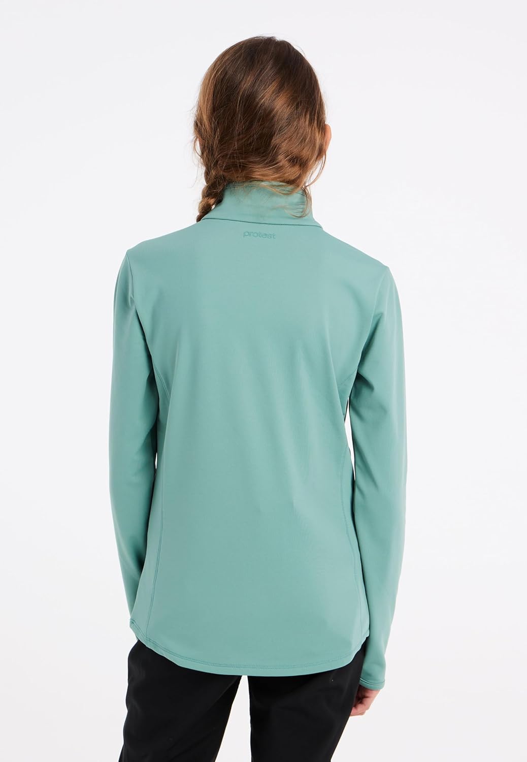 Protest Mädchen 1/4-reissverschluss FABRIZOY JR 116 Crocodile Green, 116 Crocodile Green