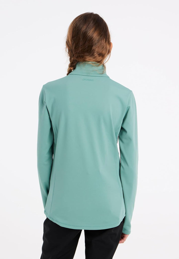 Protest Mädchen 1/4-reissverschluss FABRIZOY JR 116 Crocodile Green, 116 Crocodile Green