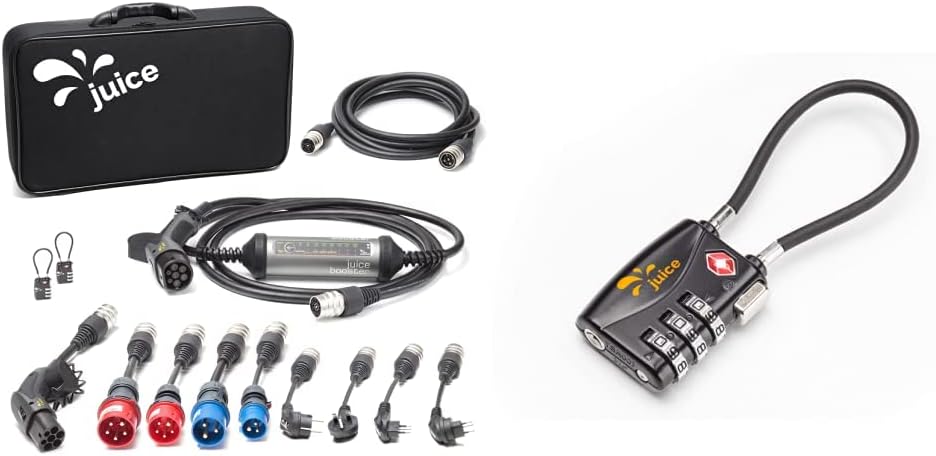 Juice Booster 2 - Mobile E-Auto Ladestation Wallbox 22kW, 11kW - Ladekabel Typ 2-32A 1-Phasig 3-Phas