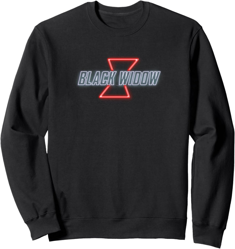Marvel Black Widow Neon Logo Sweatshirt