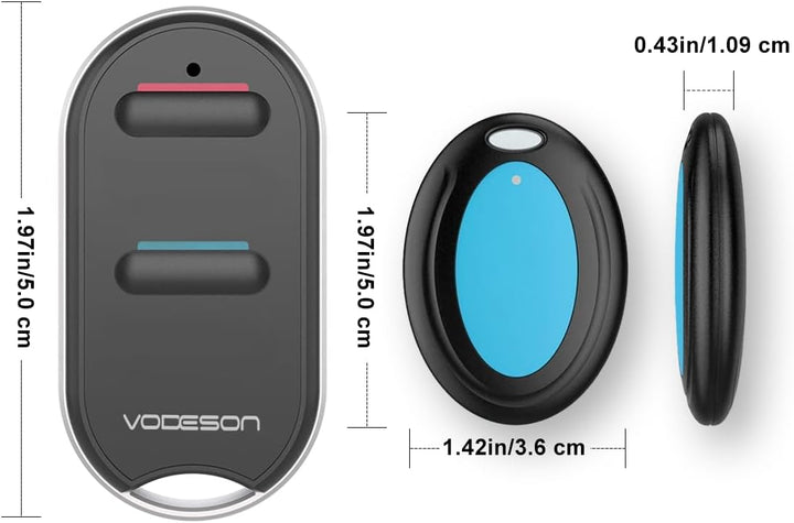 VODESON Wireless Key Finder RF Kabelloser Sachenfinder Schlüsselfinder Schlüsselanhänger Wallet Loca