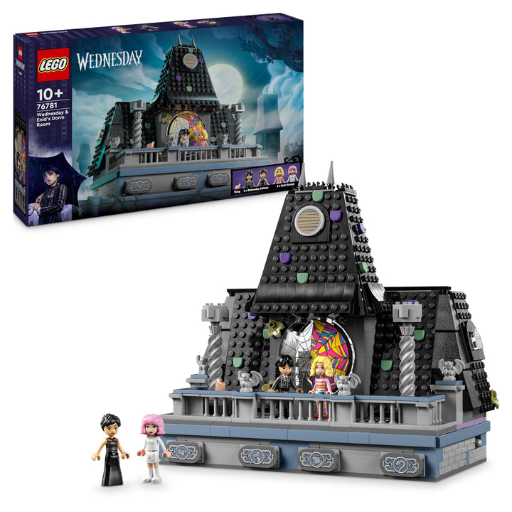 LEGO Wednesday: Wednesdays und Enids Zimmer im Studentenwohnheim, Nevermore Academy zum Sammeln und