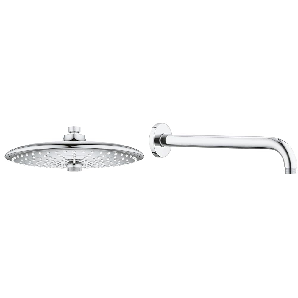 GROHE Vitalio joy 260 - Kopfbrause (wassersparend, 3 Strahlarten, Antikalk-System), chrom, 26462000