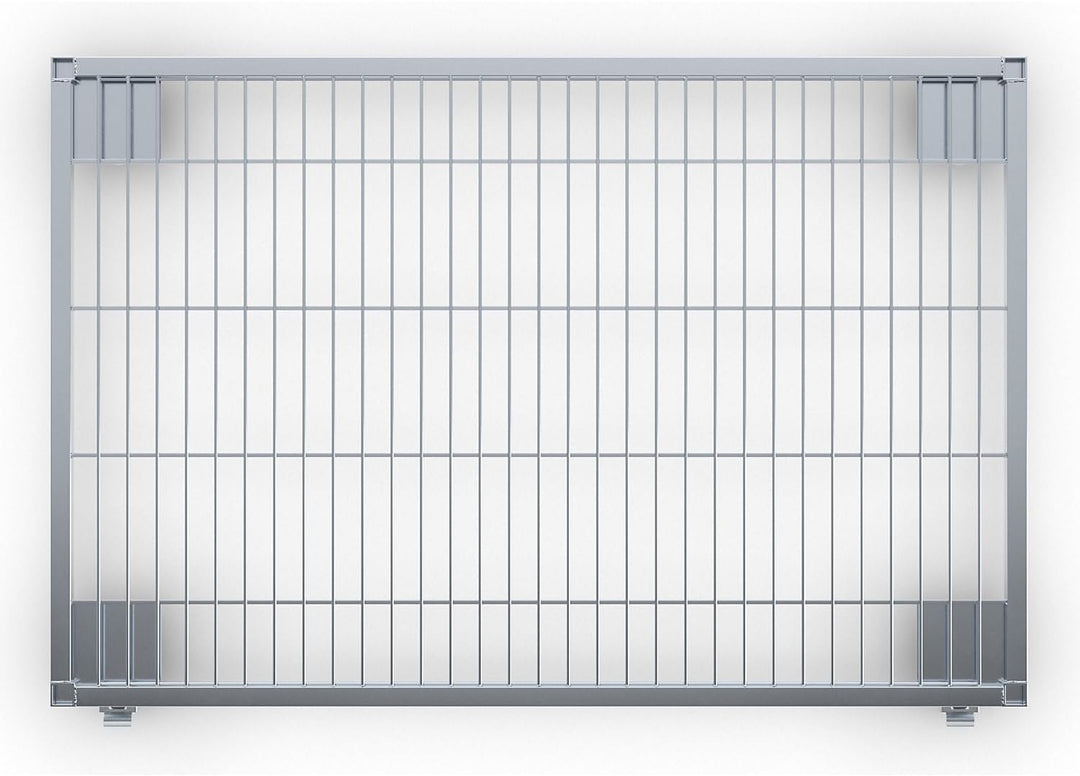 kaiserkraft | Stahl-Rollplatte | LxBxH 1200 x 800 x 190 mm | Gewicht 19 |1 kg