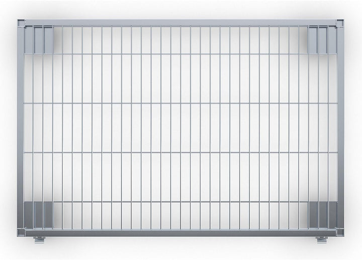 kaiserkraft | Stahl-Rollplatte | LxBxH 1200 x 800 x 190 mm | Gewicht 19 |1 kg