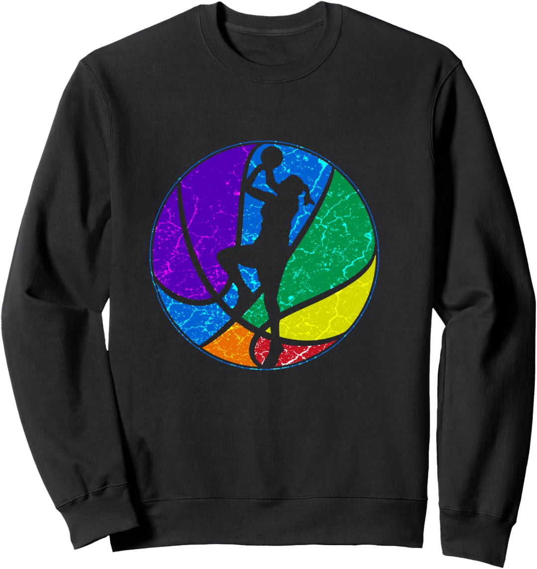 Schulsport Basketballspieler Basketball Mädchen Sweatshirt