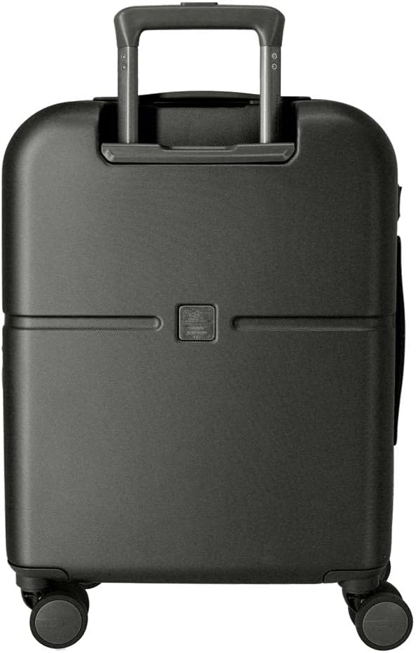Pepe Jeans Kabinentrolley, 40 x 55 x 20 cm, Schwarz, 40x55x20 cms, Kabinenkoffer erweiterbarer Koffe