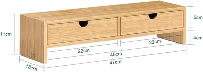 SoBuy FRG198-N Monitor Bildschirm Ständer Monitorerhöhung Bildschirmerhöher Monitorständer Tischaufs