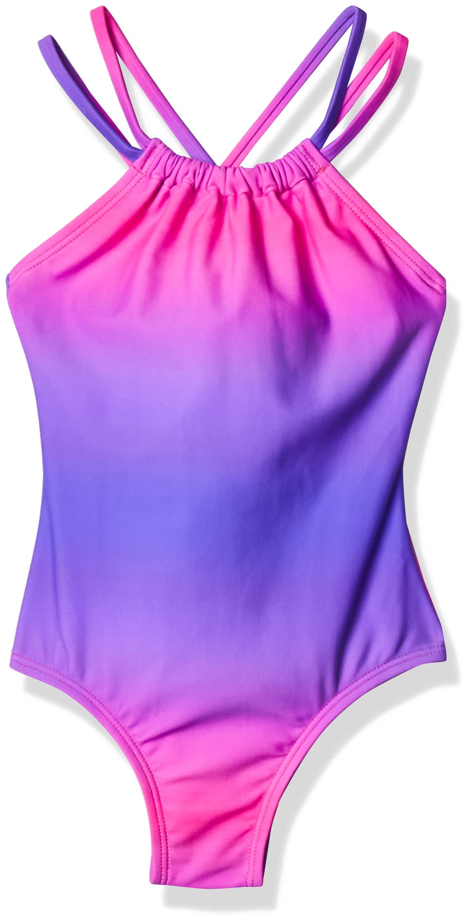 Kanu Surf Girls' Jasmine Beach Sport Halter One Piece Swimsuit