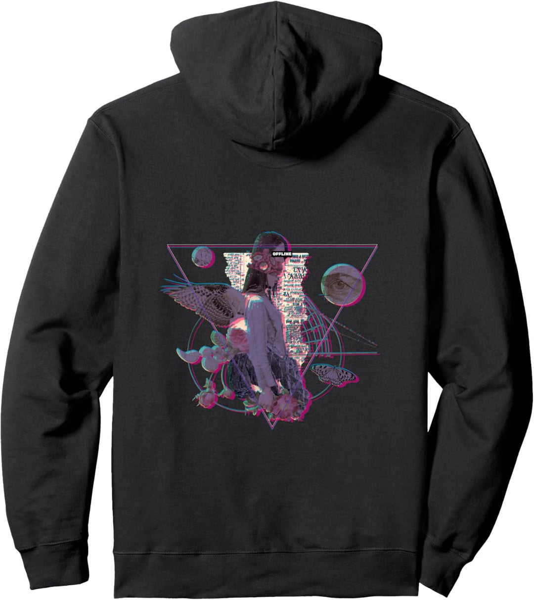 Japan Vaporwave mit Vaporwave Glitch und Vaporwave Pullover Hoodie