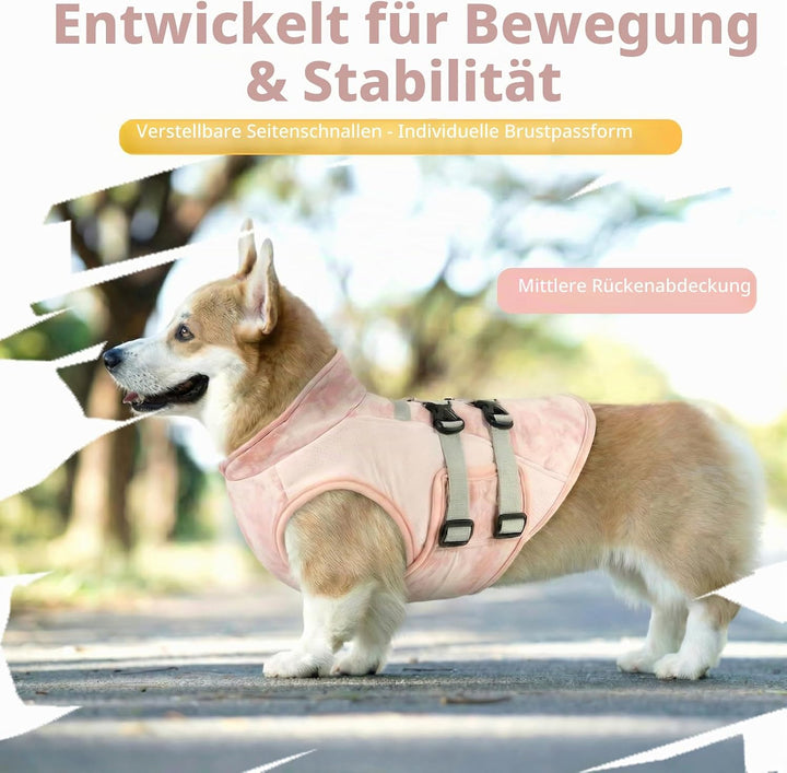 Hunde Kühlweste Sommer Atmungsaktiv Leicht Kühlmantel Hund Mit Leinenring, Verstellbar Sonnenschutz
