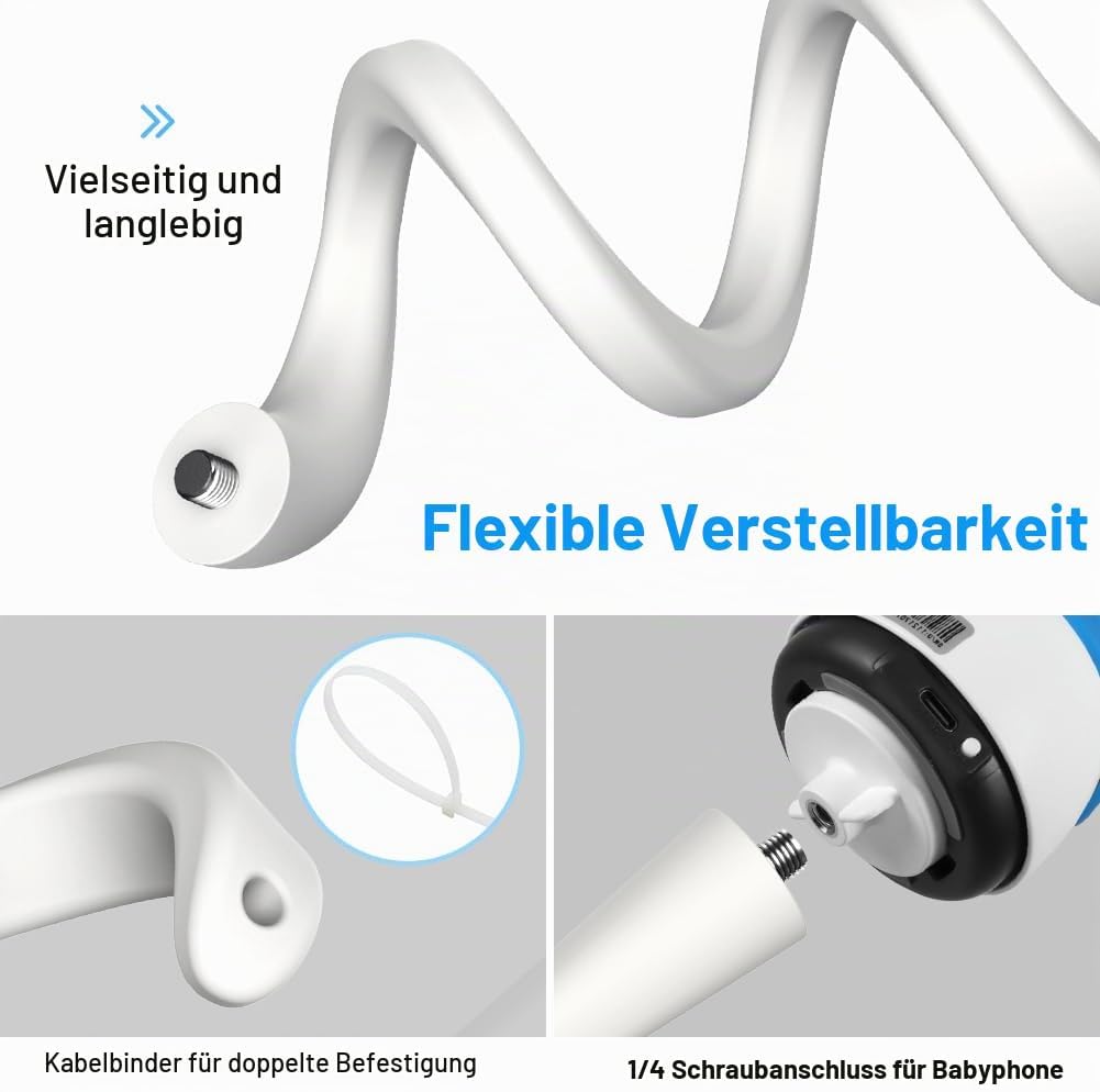 TIUIHU Babyphone Halterung für BOIFUN Babyphone 5S/6T/2S/VB805, Baby Kamera Halterung für BOIFUN Bab