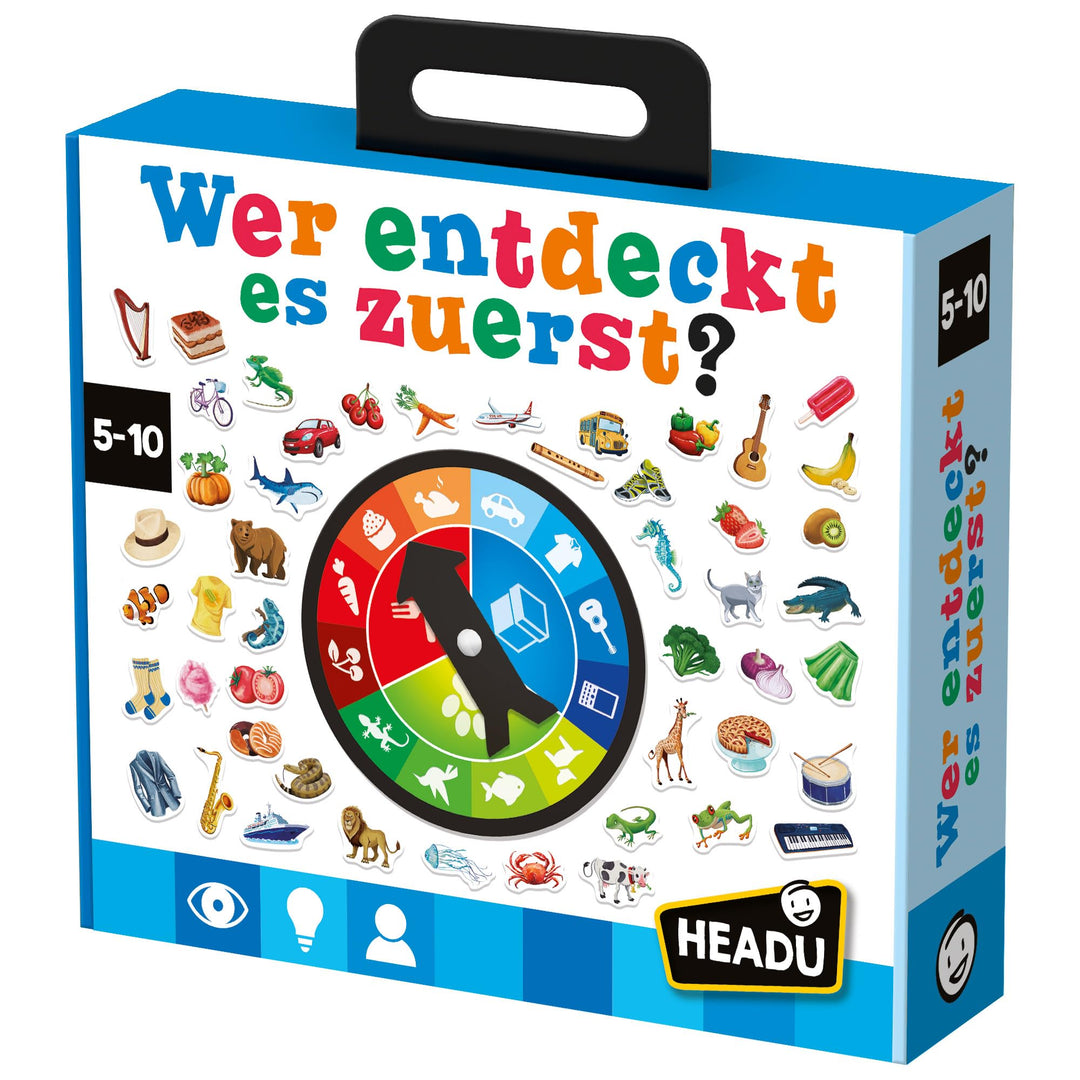 Headu „Wer entdeckt es zuerst? – Schnelligkeit, Konzentration und logisches Denken!“: Lernspiel für