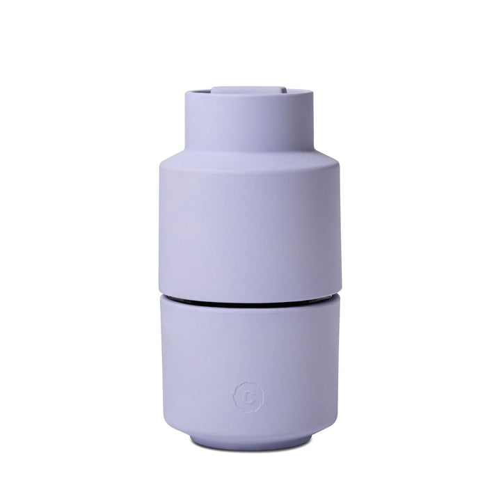 CrushGrind Billund umgedrehte Gewürzmühle und Kräutermühle mit verstellbarem Mahlgrad - Keramikmahlw