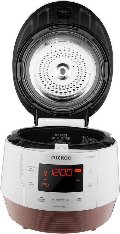 CUCKOO CMC-QSB501S ICOOK Q5 Premium Dampfdruck Multikocher 4750ml | 8in1 Multifunktionsgerät | Sprac