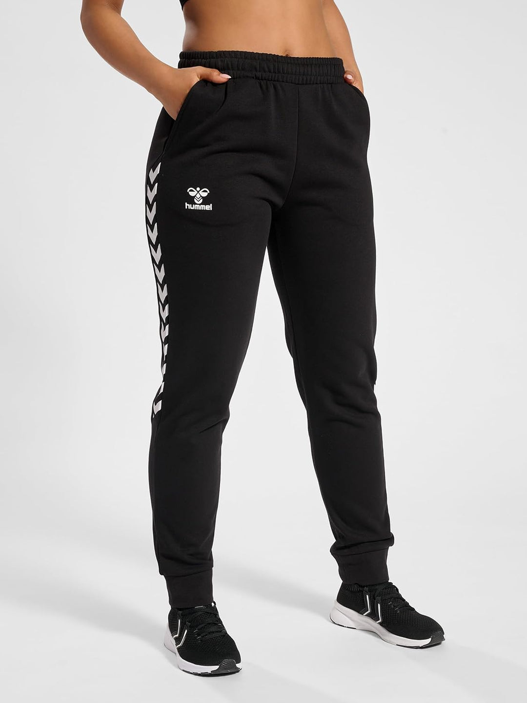 hummel Verstellbare Taille Pants Hmlstaltic Multisport Damen Grösse S Schwarz, S Schwarz