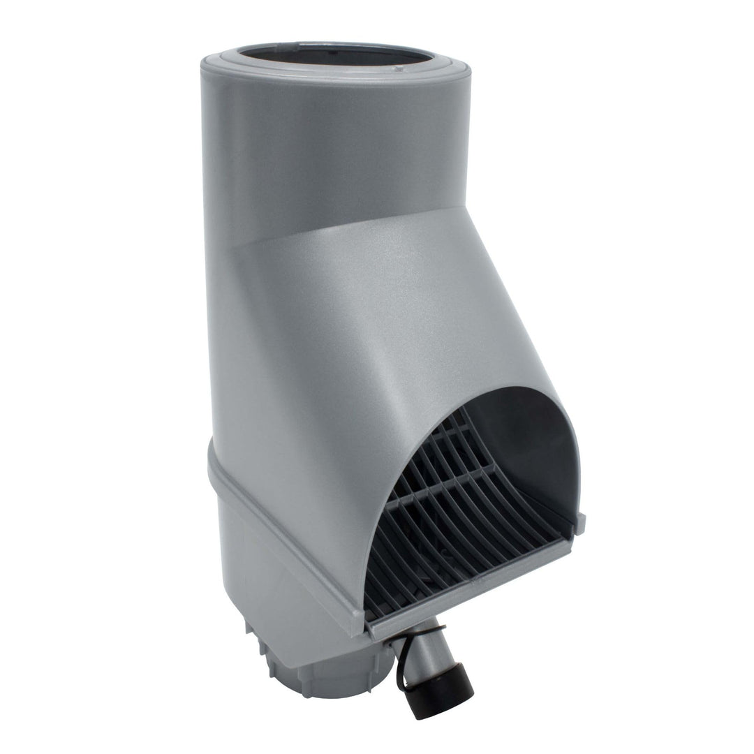 Jardinion Regenwasserfilter, Fallrohr Laubabscheider Silber 30,5 x 12 x 17,5 cm Regenwassersammler f