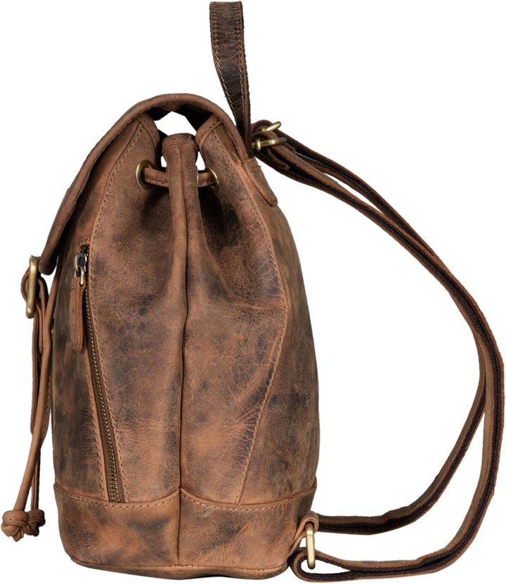 STILORD 'Allison' Rucksack Damen Modern Leder Vintage Daypack Klein Cityrucksack Rucksackhandtasche