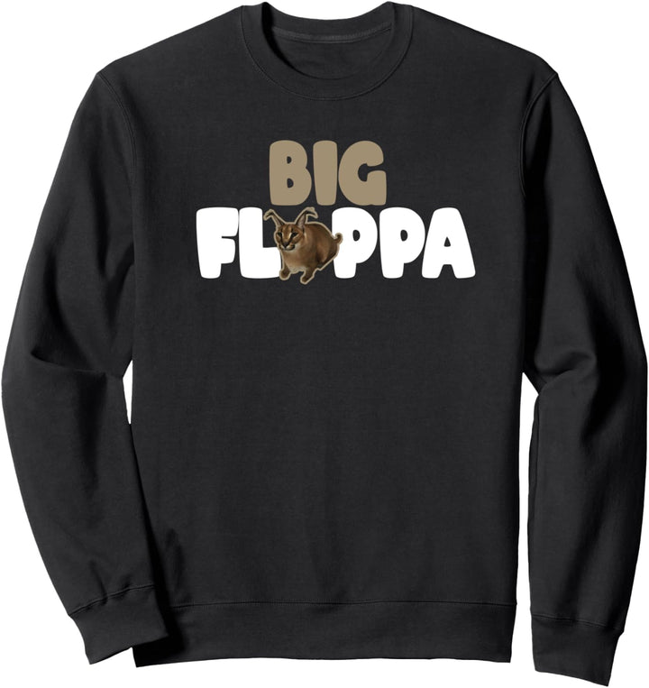 Big Floppa Meme Cat Sweatshirt