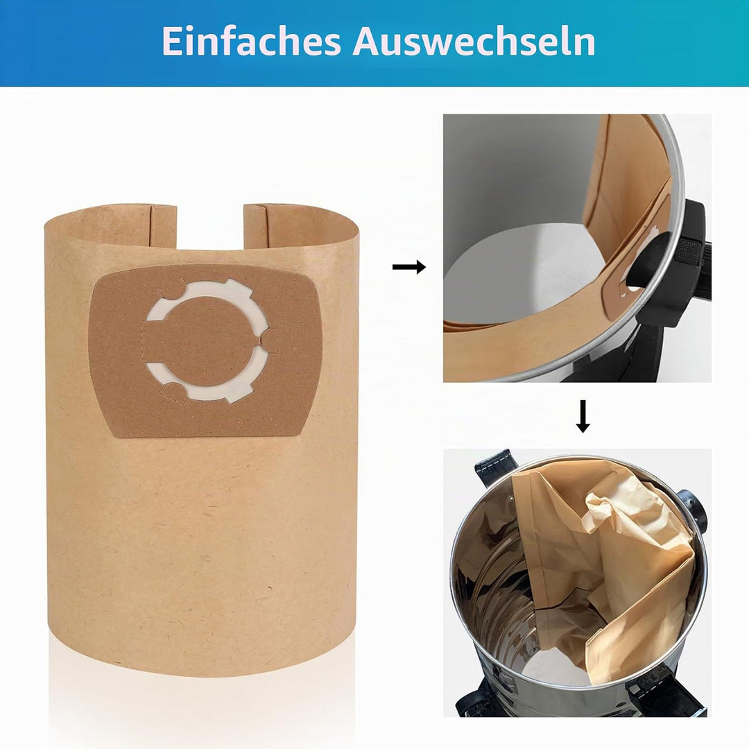 12 Stück Staubsaugerbeutel für Parkside PWD 12 A1 PWD Ersatzbeutel für Parkside bei Lidl PWD 12 B2 D