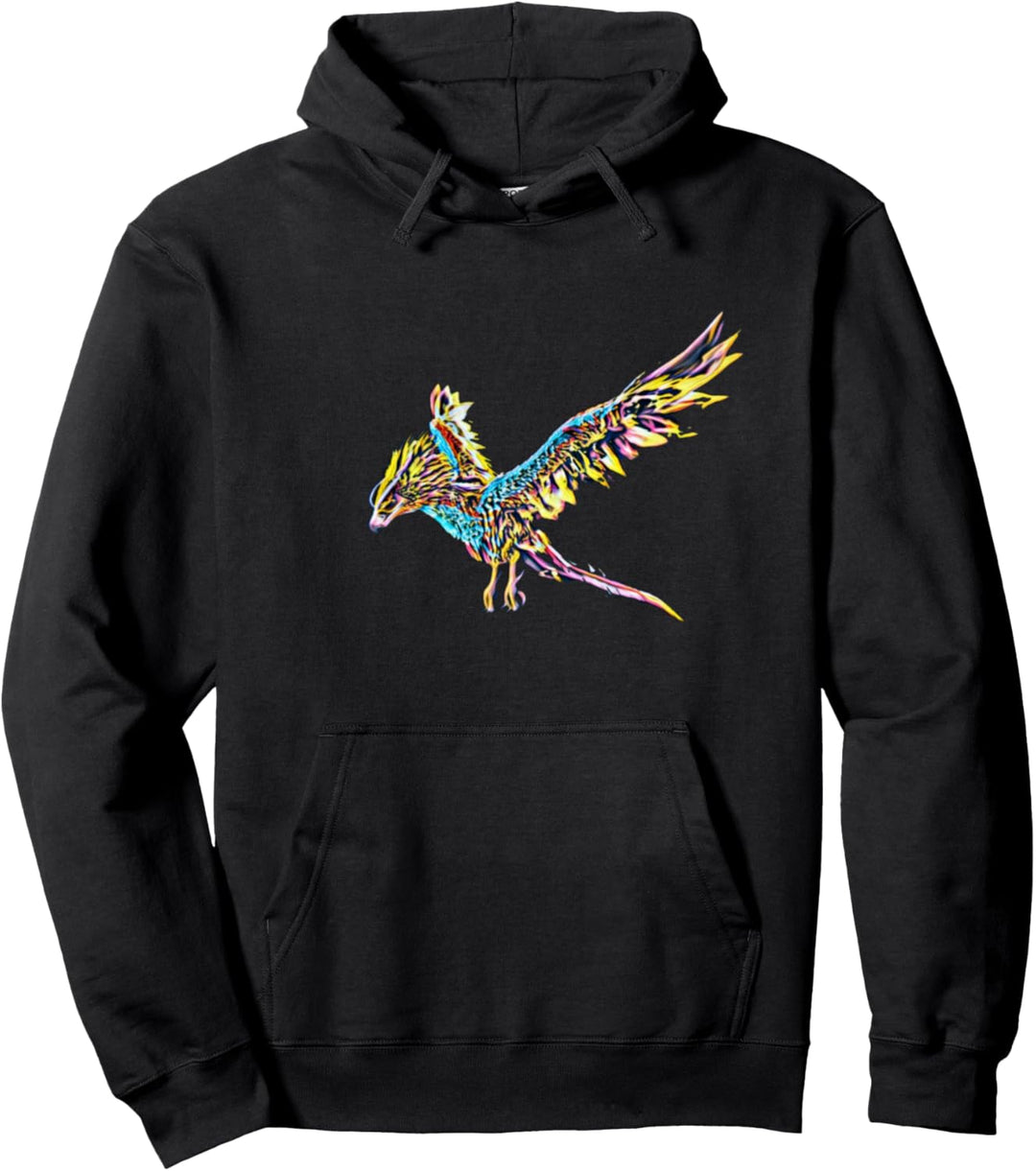 Phönix aus der Asche Fabelwesen Feuervogel Motiv Phoenix Pullover Hoodie