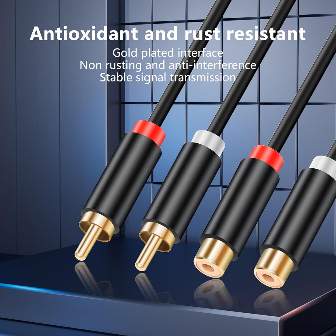 CERRXIAN RCA-Rauschunterdrücker und Cinch-Audio-Brummunterdrücker, Erdschleife, Geräuschisolator für