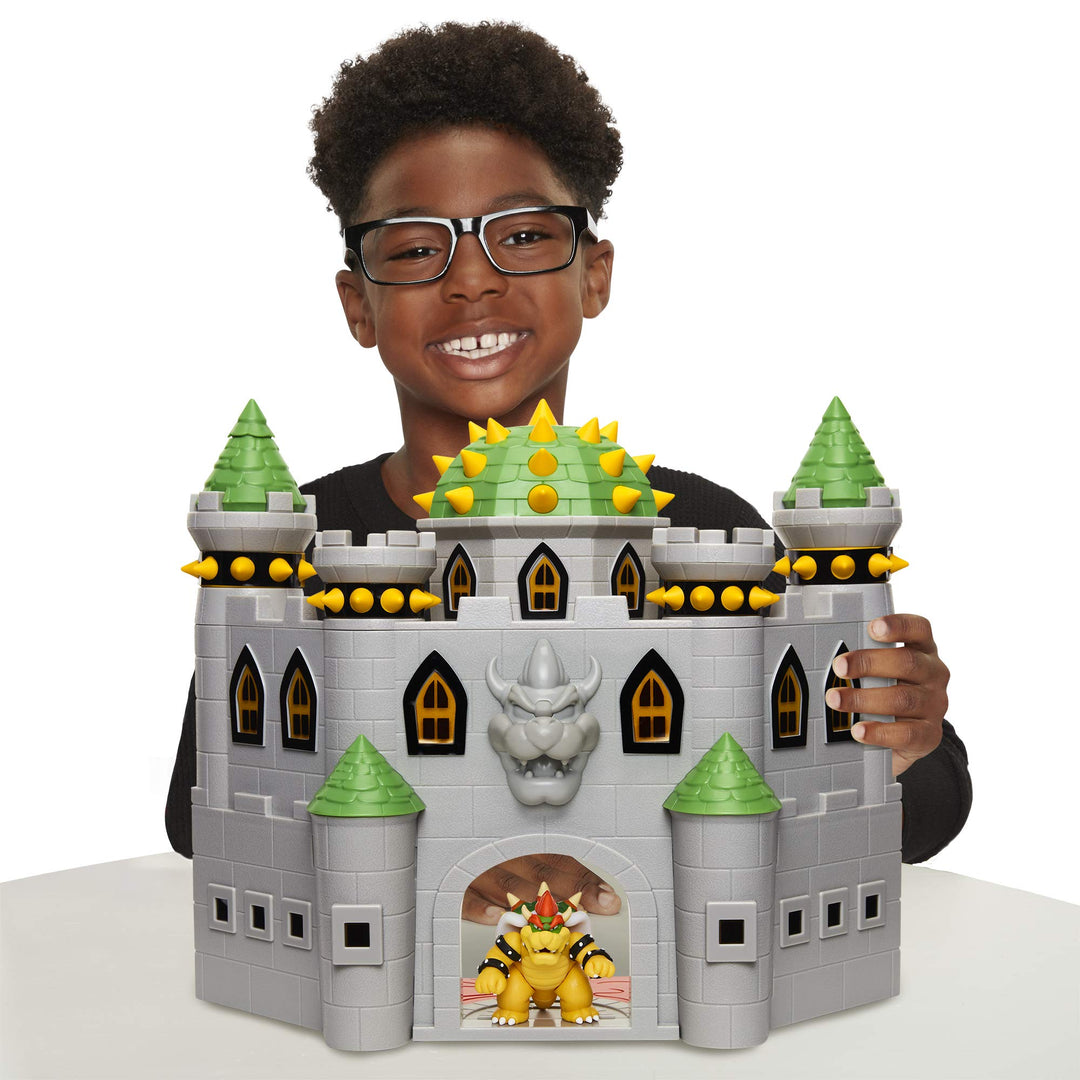 Jakks Pacific - JPA40020 - Nintendo Super Mario grosses Spielset - Bowser´s Schloss - inkl. 6cm Bows