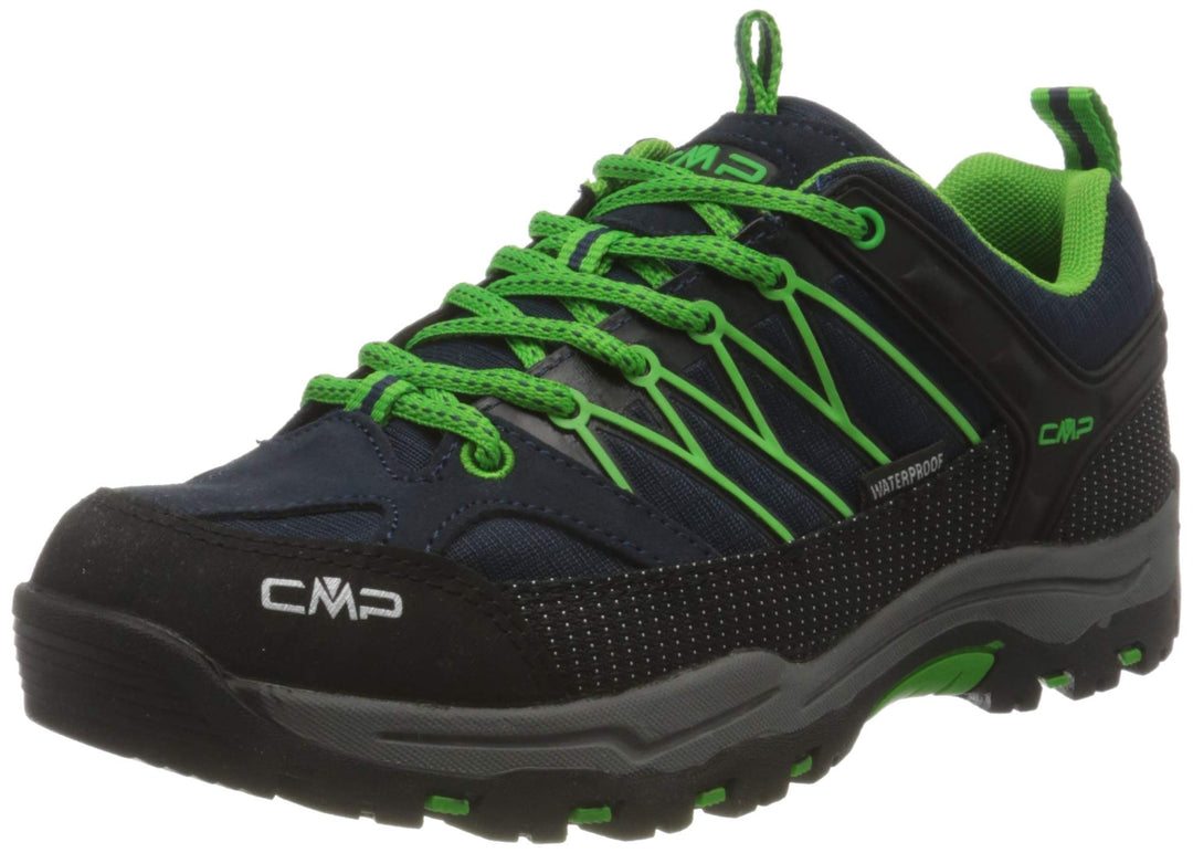 CMP Unisex Kinder Kids Rigel Low Shoe Wp Trekking-& Wanderhalbschuhe 25 EU B Blue Gecko, 25 EU B Blu